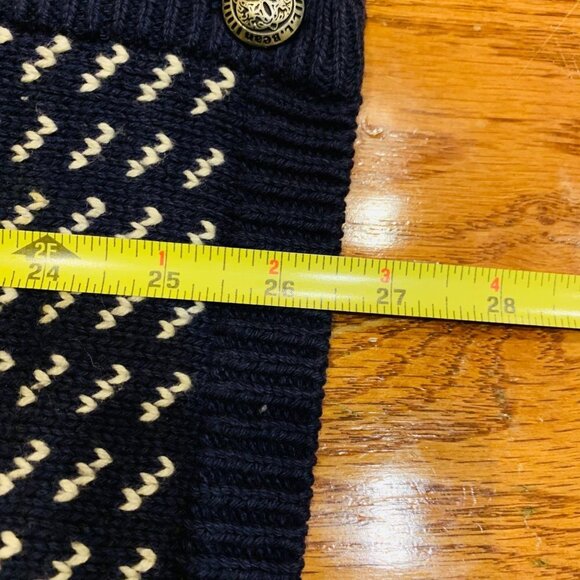 COPY - Vintage LL Bean Wool Norwegian Birdseye Women's Cardigan Sweater Jumper - Picture 4 of 10